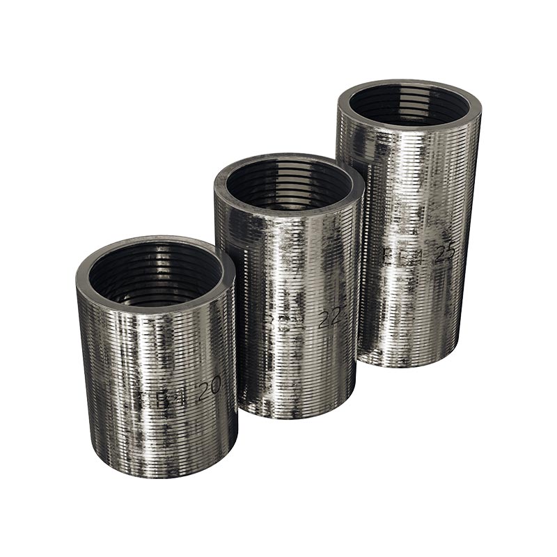 Rust Preventive Treated Threaded Reinforcing Bar Socket For Municipal Sewage Project Equipment Accessories